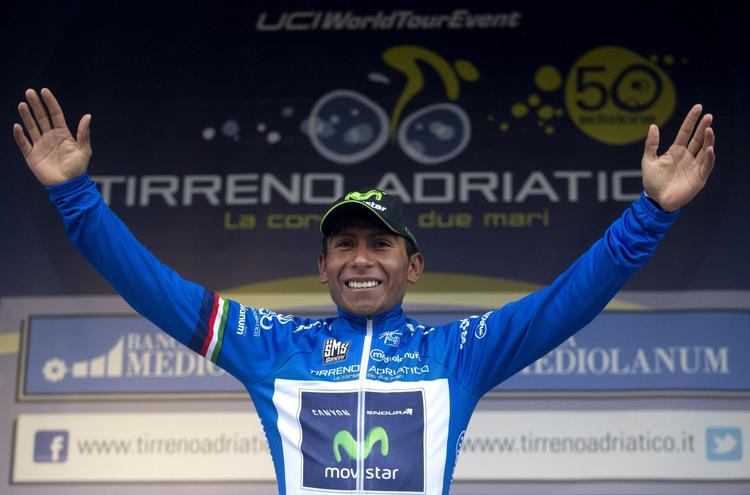 TRIUMF. Nairo Quintana har fået en flot start på sæsonen, og ingen kunne for alvor true ham i Tirreno-Adriatico, der blev afsluttet tirsdag. 