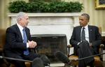 Dialog. Sidste efterår var Benjamin Netanyahu på besøg i Det Hvide Hus. På det seneste er forholdet mellem ham og Barack Obama kølnet. 