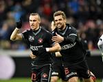 SUCCES. Mål har Martin Pusic leveret tre af, siden FC Midtjylland købte ham - senest i kampen mod Hobro. 
