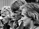 uproblematisk. Benny Nielsen (th) sammen med Morten Olsen og Kresten Bjerre før en lanskamp i 70'erne. 