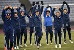 Træning. Der er kickoff mod USA for William Kvist og co. onsdag kl. 20.15. 