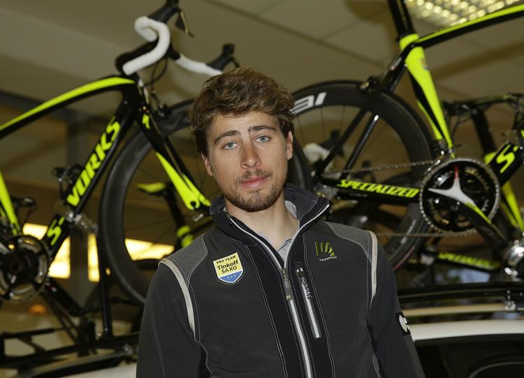 presset. Peter Sagan blev før denne sæson hentet til Tinkoff-Saxo, men han har endnu ikke levet op til forventningerne og sin store løn. 