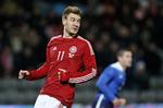 TILBAGE. Nicklas Bendtner har for en stund indtaget sin favoritrolle som spilleren, der skal score målene for det danske landshold. 