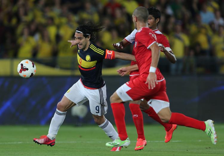 REKORD. 24 mål for Colombia har Radamel Falcao (tv.) nu scoret. 