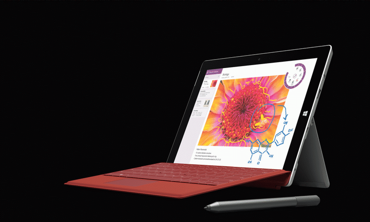 LILLEBROR. Surface 3 er en billigere version af Surface Pro 3. Den kan dog sagtens stå på egne ben (Foto: PR/Microsoft). 