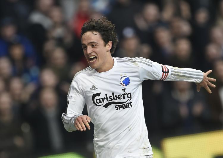 Omdrejningspunkt. Thomas Delaney scorede i 3-1-sejren over Brøndby for en måned siden. 