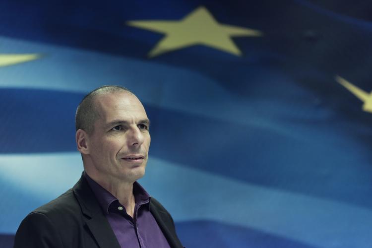 Betaling. Vi forsøger altid at overholde vores forpligtelser over for kreditorer, siger den græske finansminister Yanis Varoufakis på et pressemøde i Washington. 