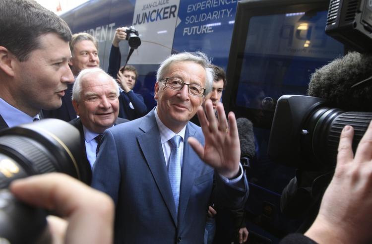 Magtspiller. Jean-Claude Junckers dygtige kampagneleder og nu kabinetschef, Martin Selmayr (længst til venstre), har fået ualmindelig stor magt i den nye EU-kommission. 