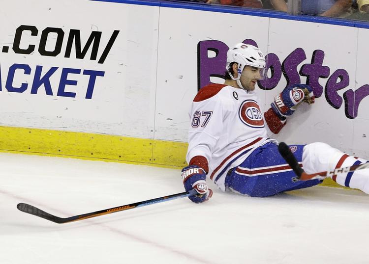 uheld. Montreal Canadiens-topscorer Max Pacioretty blev tacklet i baneden med hovedet forrest og måtte forlade banen. 