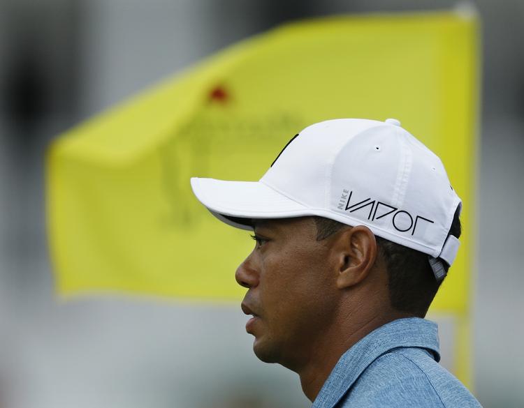 FREMGANG. 11 huller fik Tiger Woods spillet på Augusta i går, og amerikaneren havde en god følelse. 