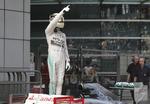 POLEPOSITION. I tidskørslen uden tilskuere var Lewis Hamilton hurtigst. 