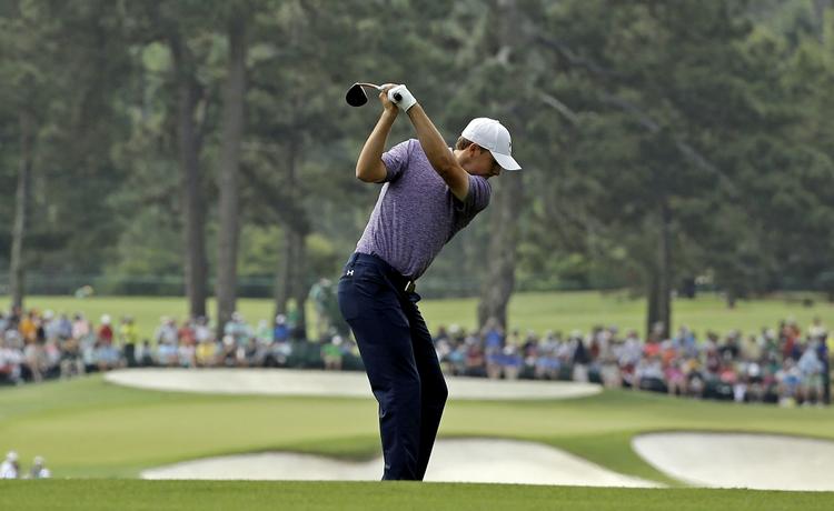 SUVERÆN. 15 birdies har Jordan Spieth holet på de første 36 huller af Masters. 