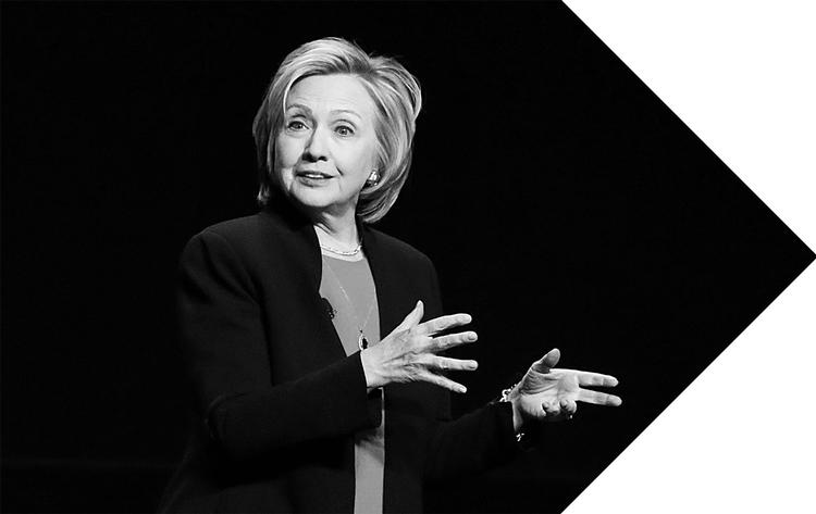 USA. Brugerne på det sociale medie Twitter gør grin med Hillary Clintons nye kampagnelogo, der blandt andet sammenlignes med Cubas flag. 