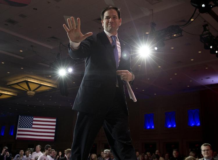 Senatorkandidat. 43-årige Marco Rubio er den tredje republikaner, der har meldt sig i kapløbet om at blive Republikanernes præsidentkandidat. 