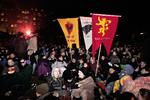 Festivalstemning. Kulden bed mandag aften, både i Westeros og Østre Anlæg, men alligevel var stemningen høj og fremmødet imponerende. 