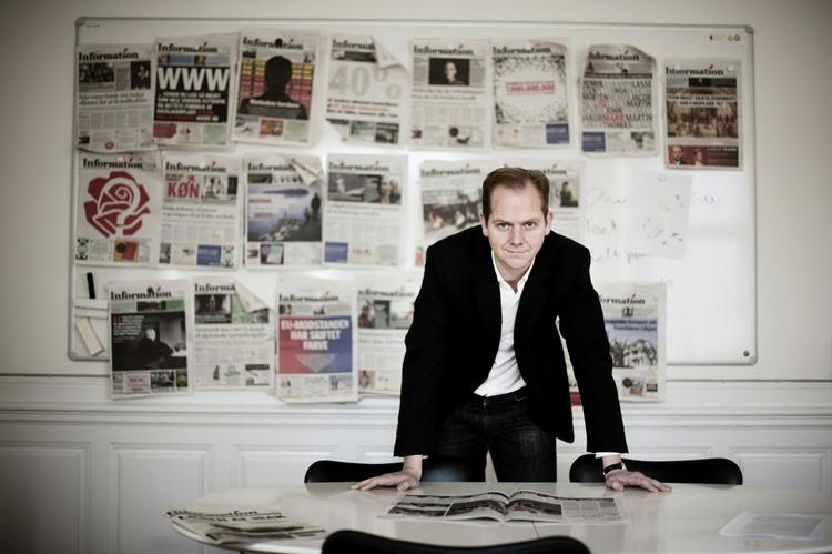 Modstand. Christian Jensen, chefredaktør på Information. 