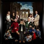FAMILIEFLOK. På kunstmaler Thomas Kluges portræt af den kongelige familie kan man se, hvor stor den kongelige familie er blevet. 
