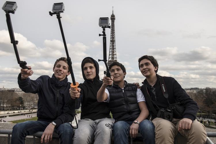 Apokalyps. Selfie pinden varsler sandsynligvis verdens undergang. 
