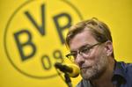 AFSKED. Jürgen Klopp på onsdagens  pressemøde, hvor det blev klart, at han forlader storklubben til sommer. 
