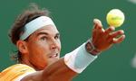 VIDERE. Rafael Nadal startede lidt stille, men spanieren spillede sig op under opgøret med franske Lucas Pouille. 