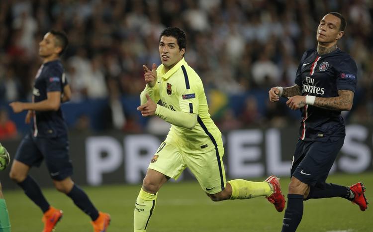 Dobbelt. Luis Suarez er nu oppe på 6 scoringer i 6 CL-kampe i denne sæson. 