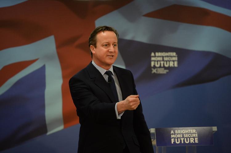 Premierminister. David Cameron glimrede ved sit fravær ved partilederdebatten. 