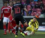 Superliga. Opgør mellem FC Midtjylland og Silkeborg. 