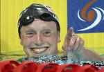 URØRLIG. På kvindernes lange distancer er den 18-årige amerikaner Katie Ledecky suveræn og indehaver af alle tre verdensrekorder. 