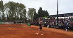 Opbakning. Der var pænt med lokale tilskuere på lægterne i Montenegro, da Danmark og Grækenland spillede Fed Cup. 