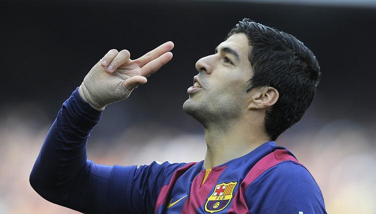 Matchvinder. Efter to scoringer i Champions League mod Paris SG var Luis Suarez igen på pletten for FC Barcelona. 