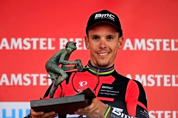 OPTIMIST. Sidste års vinder, belgierenPhilippe Gilbert, tror på, at han kangentage succesen i dagens AmstelGold Race. 