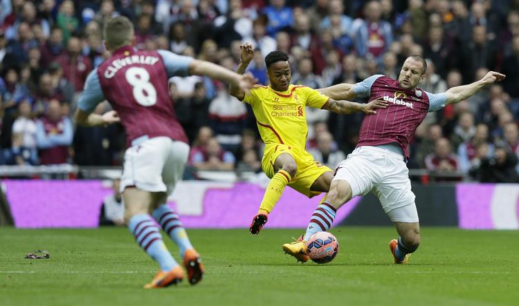 2-1. Aston Villa var bagud mod Liverpool, men kom flot tilbage og er nu klar til FA Cup-finalen. 