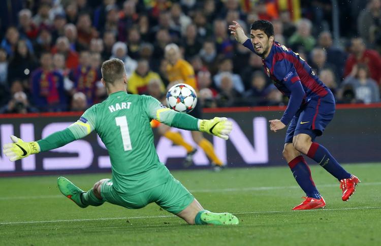 FARLIG. Luis Suárez havde lidt scoringsproblemer i starten hos Barcelona, men nu er han ved at være tilbage i sin velkendte form. 