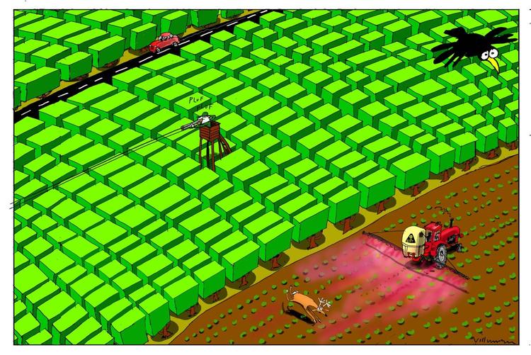 Tegning. Jørn Villumsen 