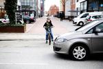 god tur. 10-årige Mathias Sommer Dalgaard, der bor på Amager, nyder at få lidt frisk luft på vej til skole. 
