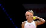 Videre. Caroline Wozniacki har nu lige så mange grus-sejre som hele sidste år. 
