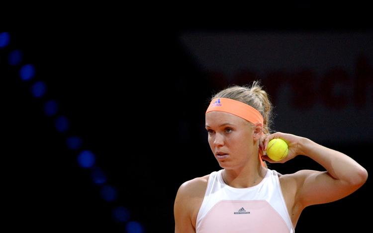 Videre. Caroline Wozniacki har nu lige så mange grus-sejre som hele sidste år. 