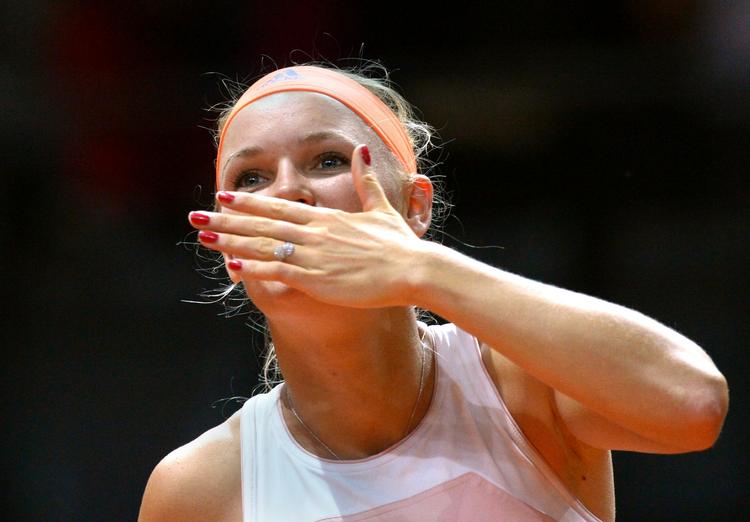 storspil. Caroline Wozniacki spiller bedre på grus end i flere år. Nu er hun i finalen i Stuttgart. 