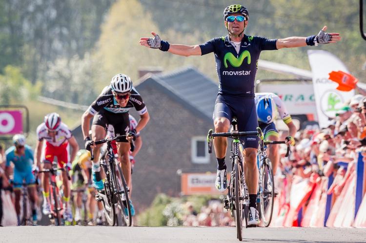OVERLEGEN. Alejandro Valverde var onsdag urørlig på den frygtede mur i Huy, som han har været det et par gange tidligere. 