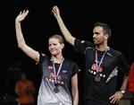 Banditter. Joachim Fischer Nielsen  og Christinna Pedersen er to af de fem spillere, der er i konflikt med Badminton Danmark. 