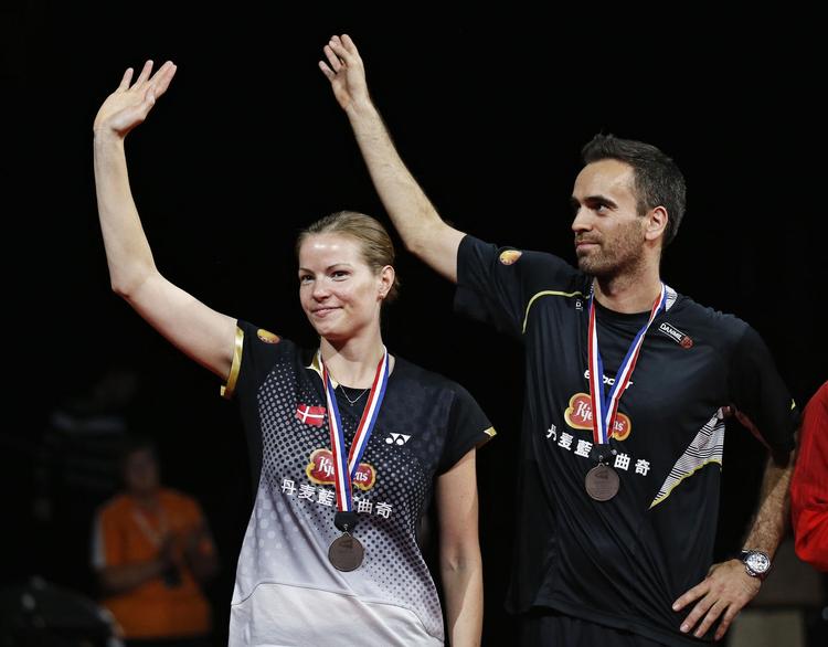 Banditter. Joachim Fischer Nielsen  og Christinna Pedersen er to af de fem spillere, der er i konflikt med Badminton Danmark. 