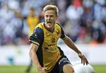 topscorer. Mads Hvilsom har haft en af hovedrollerne hos Hobro, der har overrasket efter oprykningen til Superligaen. 