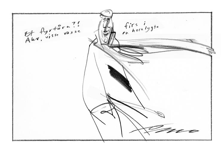 Tegning. Per Marquard Otzen 