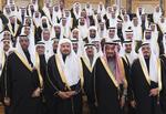 Kontant. Kong Salman (nr. 2 fra venstre på forreste række, red.) har rystet godt og grundigt op i den saudiske kongefamilies indre magtbalance. 