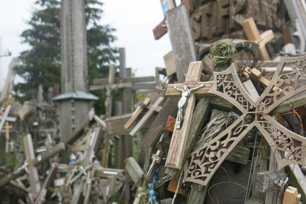 En lille Kristus-figur. 