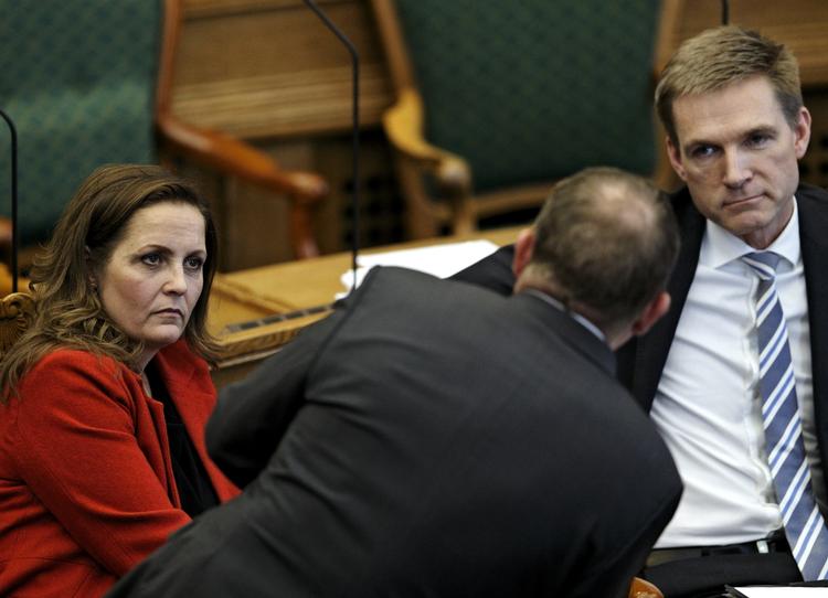 UENIGE. Venstre og SF banker med forskellig styrke op om dansk deltagelse i bankunionen. Dansk Folkeparti, Liberal Alliance og Enhedslisten er imod. 