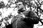 ildsjæl. Napolitaneren Giuseppe D’Oriano holder en 1. majtale på dansk i Fælledparken i dag. 