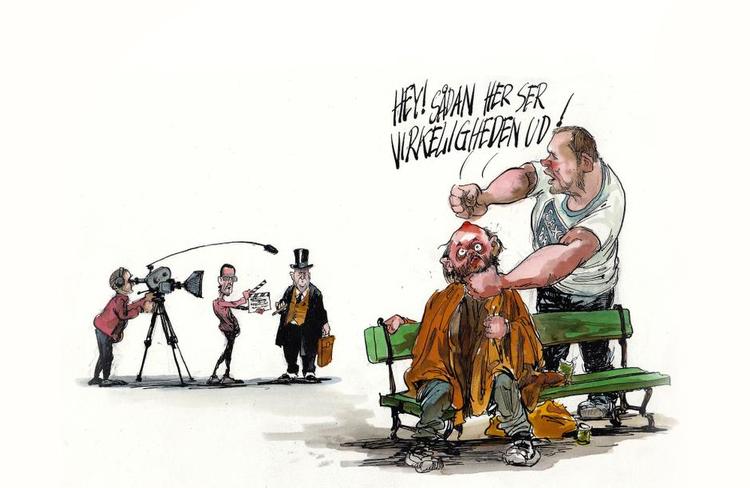 Ædelhed. Kan det virkelig passe, at mens det er blevet gængs at sparke nedad i den offentlige debat, så holder dansk film- og tv-dramatik fast i sympatien hos de socialt udsatte? 