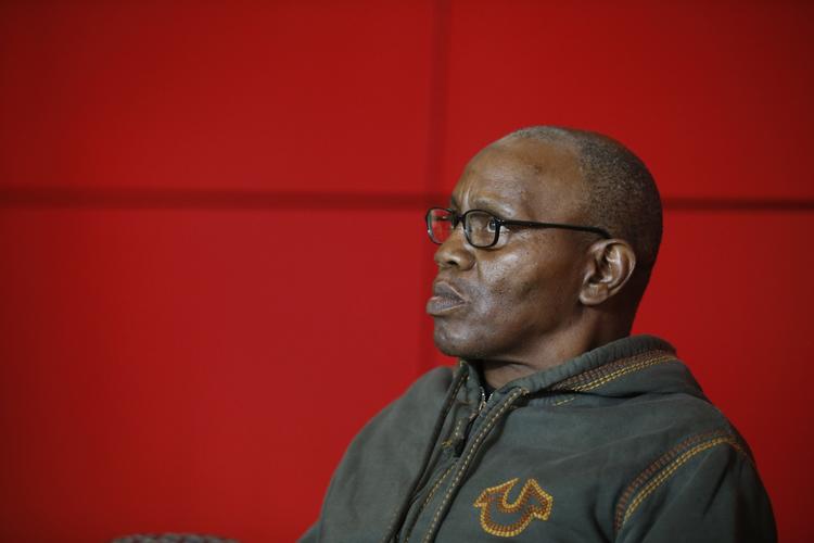 Retfærdighed. Richard Shipley, stedfar til afdøde Freddie Gray, appellerer til, at kampen for retfærdighed skal være fredelig. 