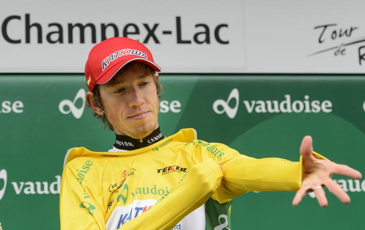 sensation. Ilnur Zakarin blev den overrtaskende vinder af Romandiet Rundt. 